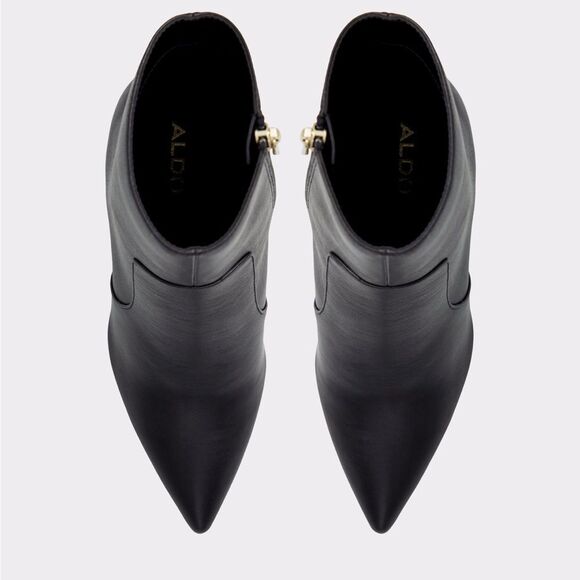 ALDO Dot Ankle boot w/ Clear Wedge Heel Size 9 - Picture 6 of 13